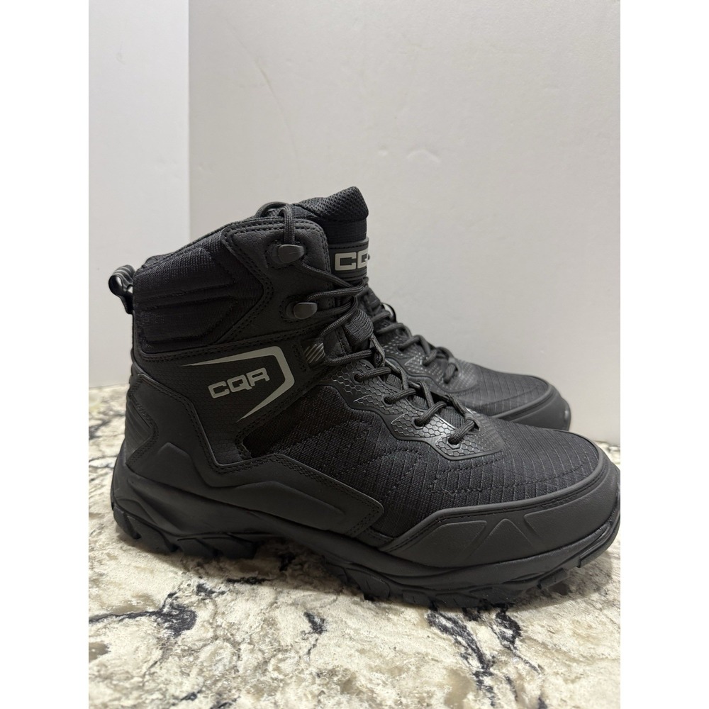 CQR Men's 10.5 Military Tactical Work Boots Lightweight Durable Black